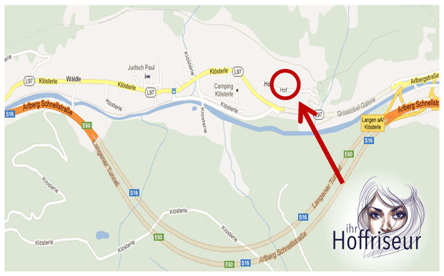 lage anreise friseur klostertal hoffriseur daniela walch kl�sterle
