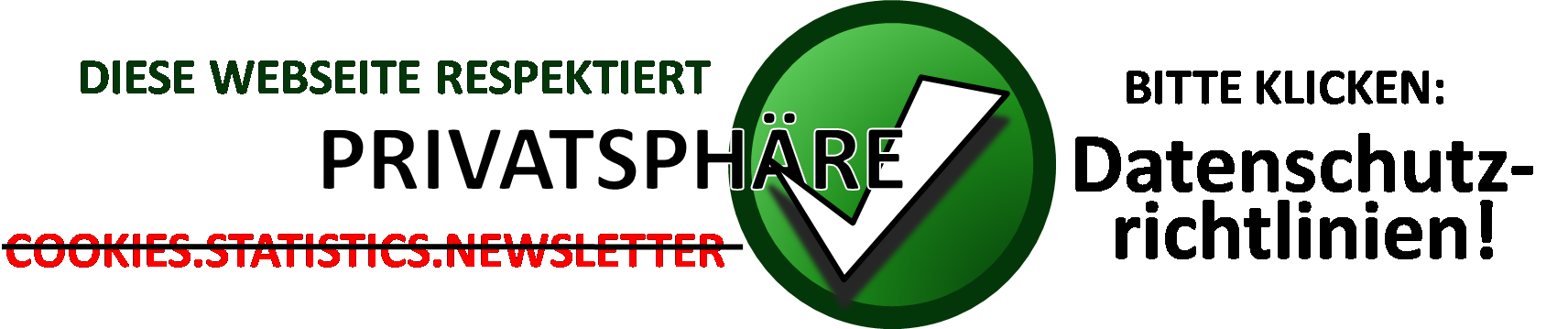 keine cookies keine iframes keine newsletter keine statistik auf dieser Webseite